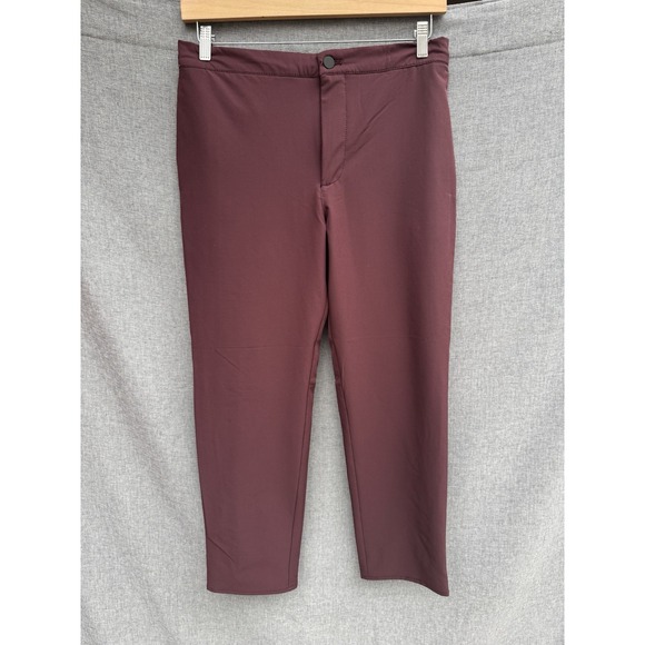 Banana Republic Other - Banana Republic Joggers Mens 33x30 Burgundy Slim Tapered Fit Leg